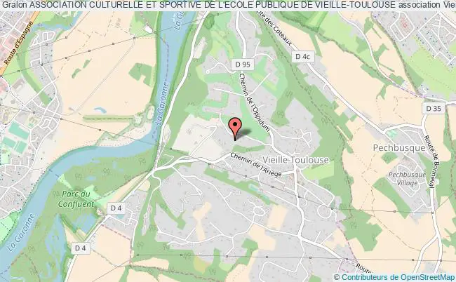 plan association Association Culturelle Et Sportive De L'ecole Publique De Vieille-toulouse Vieille-Toulouse