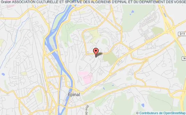 plan association Association Culturelle Et Sportive Des Algeriens D'epinal Et Du Departement Des Vosges Épinal