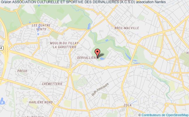 plan association Association Culturelle Et Sportive Des Dervallieres (a.c.s.d) Nantes