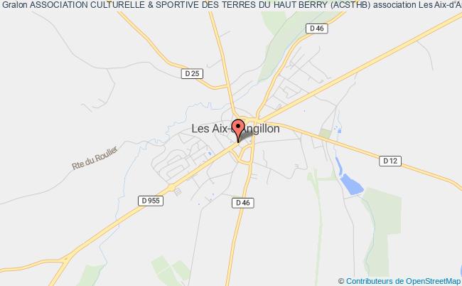 plan association Association Culturelle & Sportive Des Terres Du Haut Berry (acsthb) Les   Aix-d'Angillon