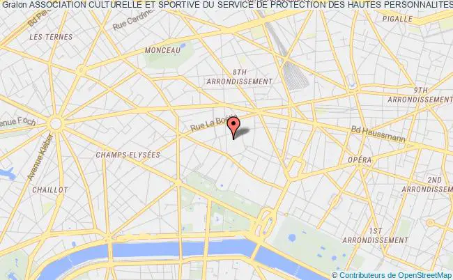 plan association Association Culturelle Et Sportive Du Service De Protection Des Hautes Personnalites Acs Sphp Paris
