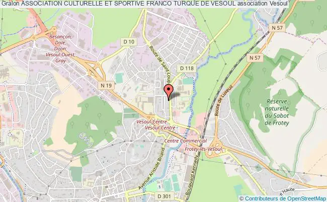 plan association Association Culturelle Et Sportive Franco Turque De Vesoul Vesoul