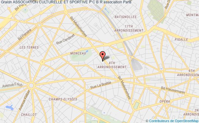 plan association Association Culturelle Et Sportive P C B R Paris