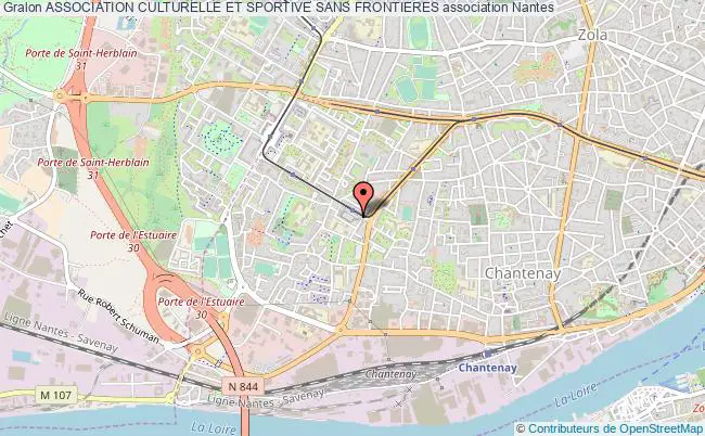 plan association Association Culturelle Et Sportive Sans Frontieres Nantes