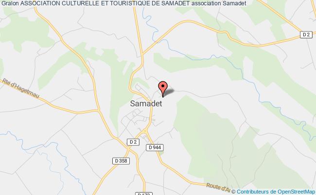 plan association Association Culturelle Et Touristique De Samadet Samadet