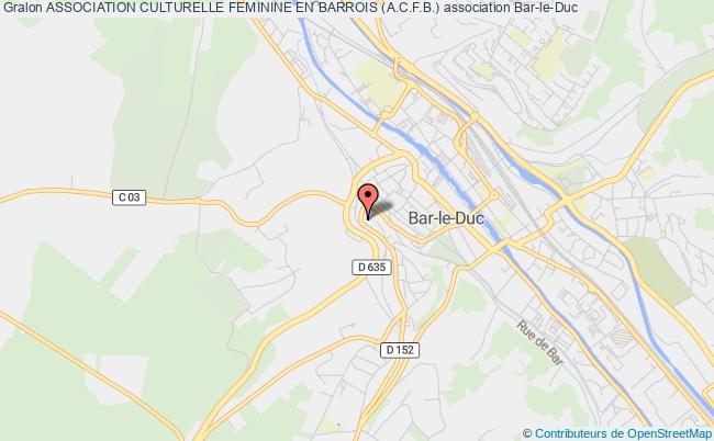 plan association Association Culturelle Feminine En Barrois (a.c.f.b.) Bar-le-Duc