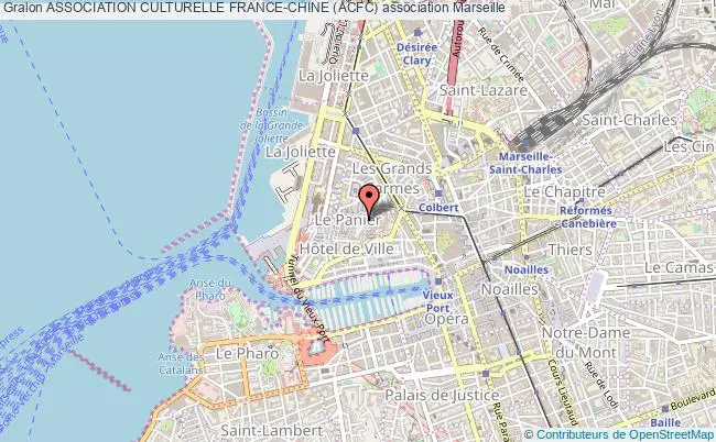 plan association Association Culturelle France-chine (acfc) Marseille 2e