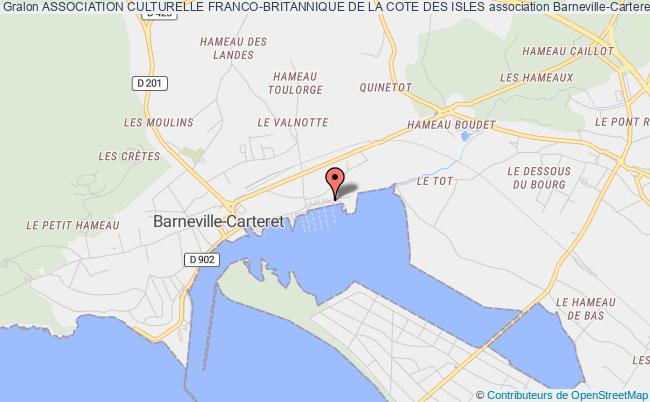 plan association Association Culturelle Franco-britannique De La Cote Des Isles Barneville-Carteret
