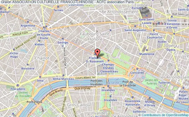 plan association Association Culturelle Franco-chinoise - Acfc Paris