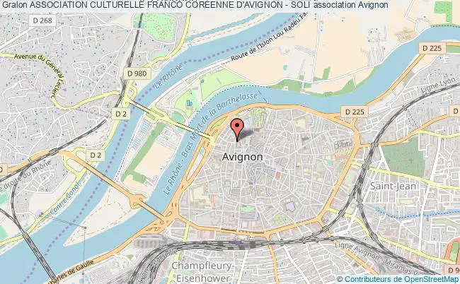 plan association Association Culturelle Franco CorÉenne D'avignon - Soli Avignon