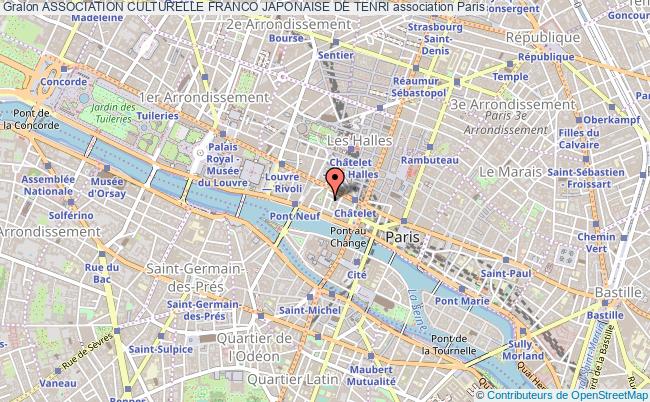plan association Association Culturelle Franco Japonaise De Tenri Paris