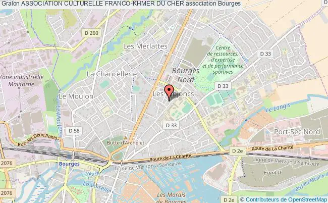 plan association Association Culturelle Franco-khmer Du Cher Bourges