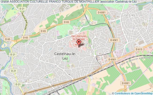 plan association Association Culturelle Franco Turque De Montpellier Castelnau-le-Lez