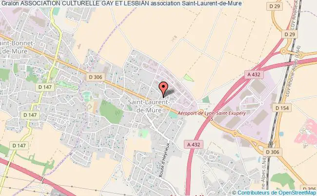 plan association Association Culturelle Gay Et Lesbian Saint-Laurent-de-Mure