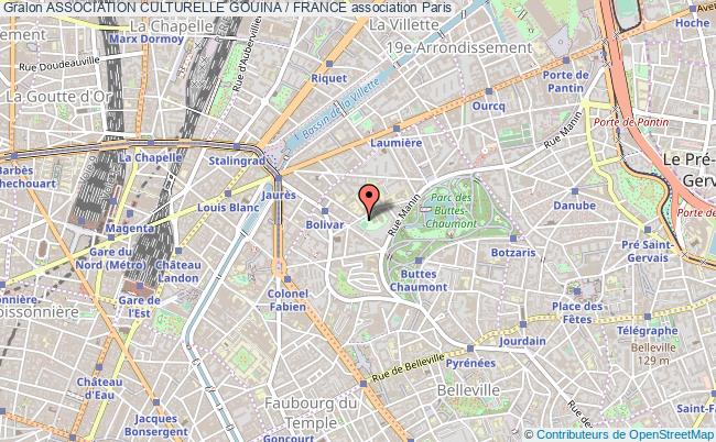plan association Association Culturelle Gouina / France Paris