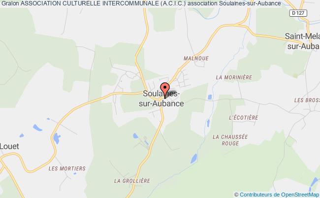 plan association Association Culturelle Intercommunale (a.c.i.c.) Soulaines-sur-Aubance