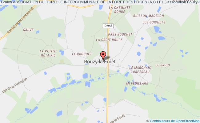 plan association Association Culturelle Intercommunale De La Foret Des Loges (a.c.i.f.l.) Bouzy-la-Forêt