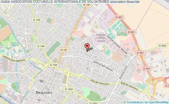 plan association Association Culturelle Internationale De Volontaires Beauvais