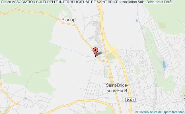 plan association Association Culturelle Interreligieuse De Saint-brice Saint-Brice-sous-Forêt