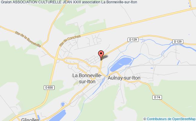 plan association Association Culturelle Jean Xxiii La    Bonneville-sur-Iton