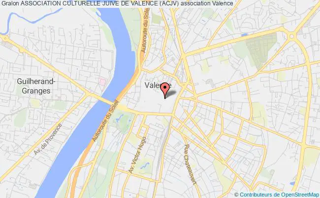 plan association Association Culturelle Juive De Valence (acjv) Valence
