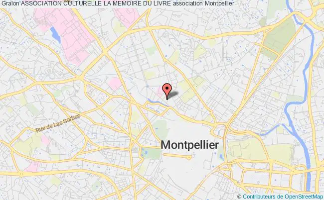plan association Association Culturelle La Memoire Du Livre Montpellier