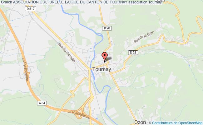plan association Association Culturelle Laique Du Canton De Tournay Tournay