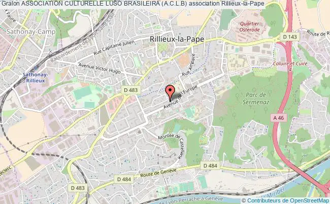 plan association Association Culturelle Luso Brasileira (a.c.l.b) Rillieux-la-Pape
