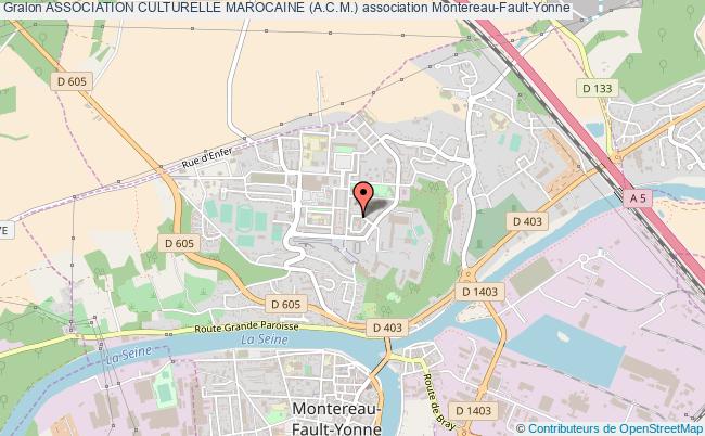 plan association Association Culturelle Marocaine (a.c.m.) Montereau-Fault-Yonne