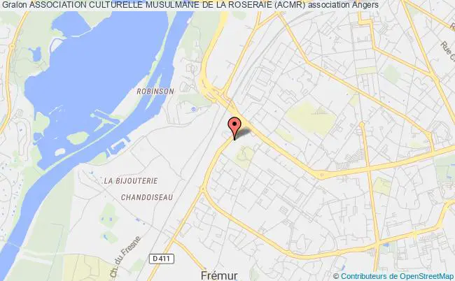 plan association Association Culturelle Musulmane De La Roseraie (acmr) Angers