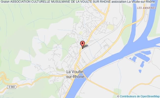 plan association Association Culturelle Musulmane De La Voulte Sur Rhone Voulte-sur-Rhône