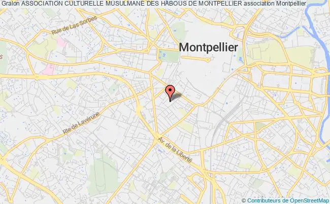 plan association Association Culturelle Musulmane Des Habous De Montpellier Montpellier