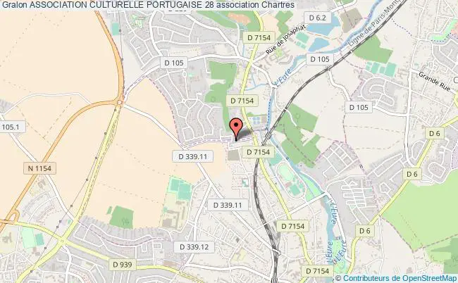 plan association Association Culturelle Portugaise 28 Chartres
