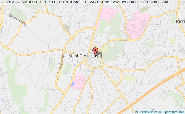 plan association Association Culturelle Portugaise De Saint Genis Laval Saint-Genis-Laval