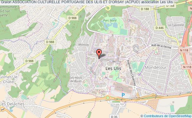 plan association Association Culturelle Portugaise Des Ulis Et D'orsay (acpuo) Les   Ulis