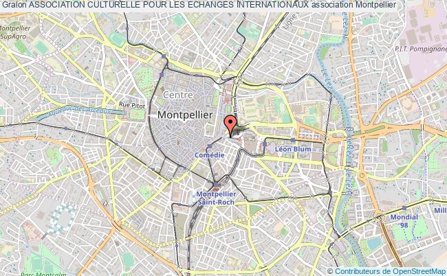 plan association Association Culturelle Pour Les Echanges Internationaux Montpellier