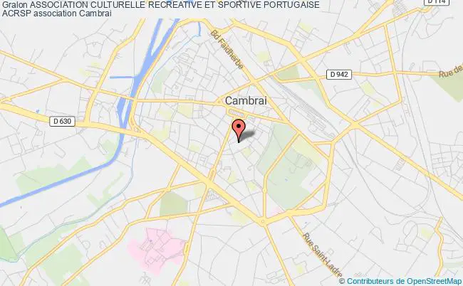 plan association Association Culturelle Recreative Et Sportive Portugaise
Acrsp Cambrai