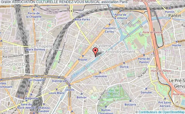 plan association Association Culturelle Rendez-vous Musical Paris