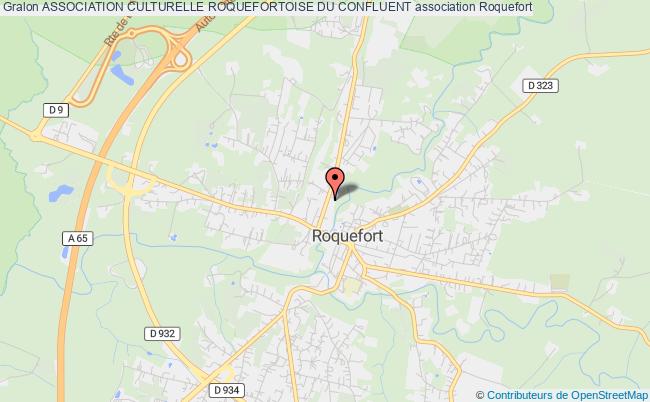 plan association Association Culturelle Roquefortoise Du Confluent Roquefort
