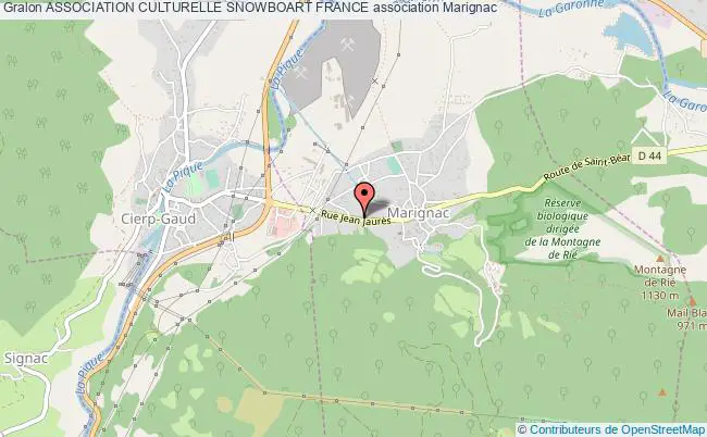 plan association Association Culturelle Snowboart France Marignac