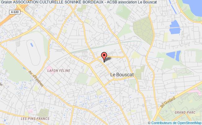 plan association Association Culturelle SoninkÉ Bordeaux - Acsb Bouscat
