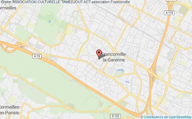 plan association Association Culturelle Tamedjout Act Franconville