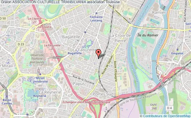 plan association Association Culturelle Transilvania Toulouse