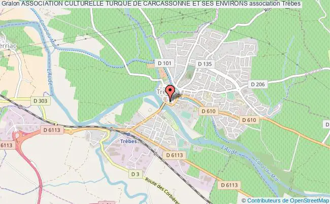 plan association Association Culturelle Turque De Carcassonne Et Ses Environs Trèbes