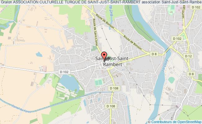 plan association Association Culturelle Turque De Saint-just-saint-rambert Saint-Just-Saint-Rambert