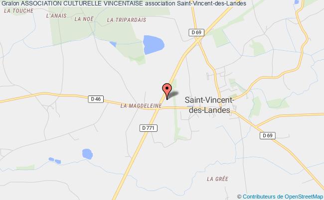 plan association Association Culturelle Vincentaise Saint-Vincent-des-Landes