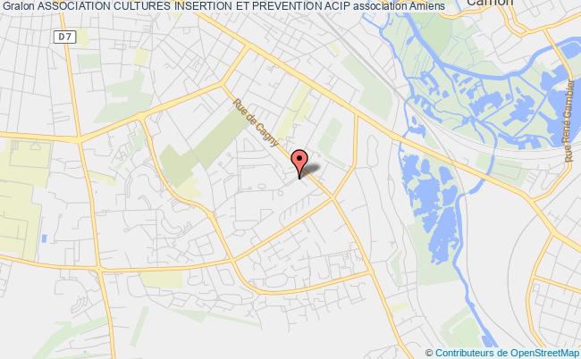 plan association Association Cultures Insertion Et Prevention Acip Amiens