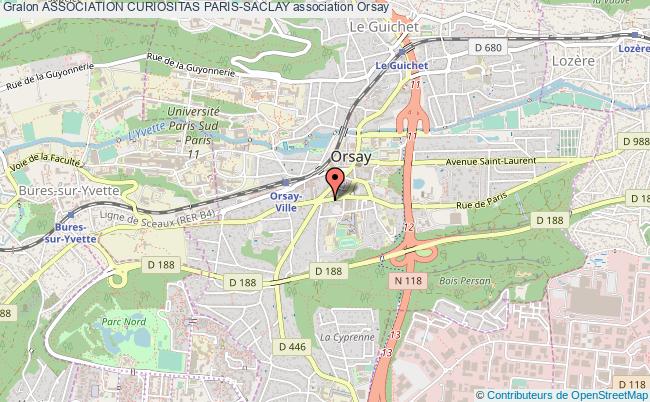 plan association Association Curiositas Paris-saclay Orsay