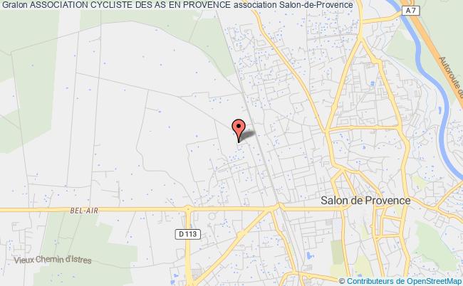 plan association Association Cycliste Des As En Provence Salon-de-Provence