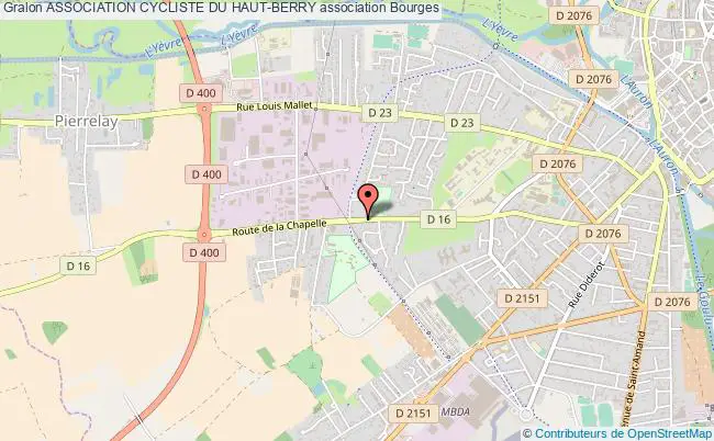 plan association Association Cycliste Du Haut-berry Bourges